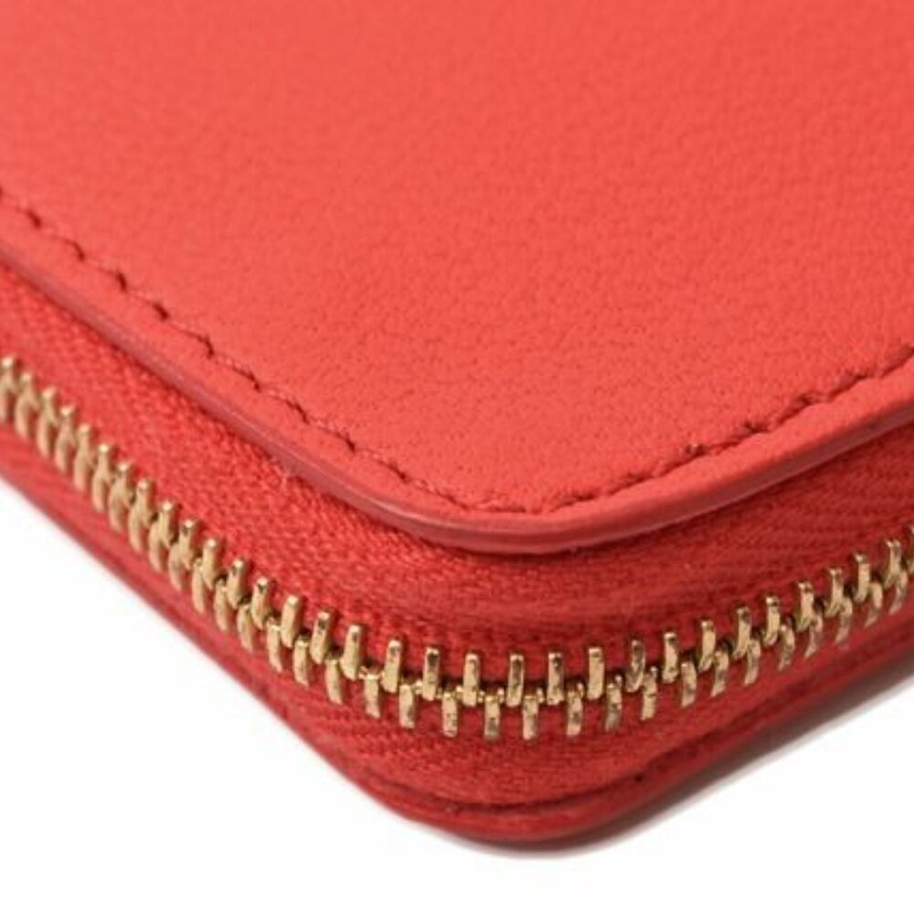 Celine Clutch Pouch Clutch Bag Ipad Case Bicolor Primary Red Beige - Picture 5 of 8